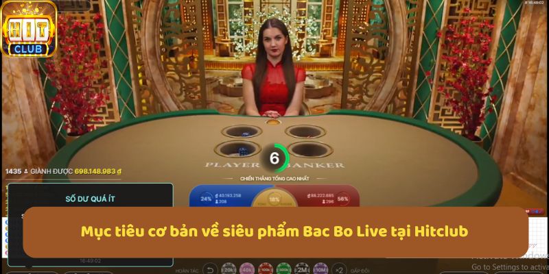 Mục tiêu cơ bản về siêu phẩm Bac Bo Live tại Hitclub